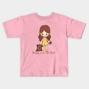 Belle and the beast baby Kids T-Shirt